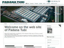 Tablet Screenshot of padanatubi.it